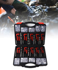 261Pcs Thread Repair Kit With Self Tapping Inserts And Drill Bit Set Pro Grade Rugged HSS 4241 304 Stainless Steel For Automotive Switch Equipment Multiple Pieces Included open case with inserts and drill bits for metal thread repair