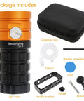 Beast Mode Bright Underwater Dive Light With 25000 Lumens For Underwater Photography And Video 100m Waterproof Package Includes