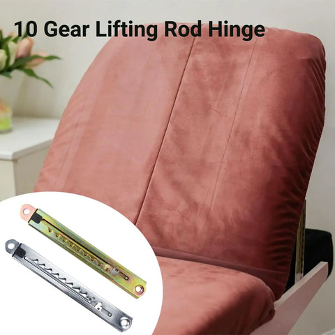 Heavy Duty Adjustable Lifting Rod Hinge For Massage Couch And Spa Beds Built Tough As Nails With Cold Rolled Steel for reclining beds.