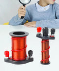 Physics Experiment Electromagnetic Induction Coil Kit for Students includes copper coils for hands-on classroom demonstration