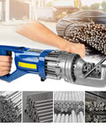 Portable Electric Rebar Cutter With Powerful 900 Watt Motor And Hydraulic Design For Super Fast Steel Bar Trimming, holding cutter.
