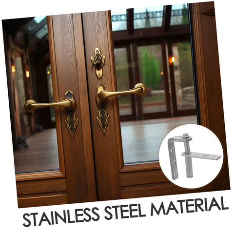Heavy Duty Double Swing Door Hinge Stainless Steel Self Closing With Sturdy Rotation Mechanism For Wood And Louvre Doors Ideal For Kitchen And Bar Use In Busy Settings, stainless steel hinge on wood double doors