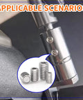 500Pcs Stainless Steel Set Screws Assortment Kit With Allen Head Grub Screws For Bathroom Fixtures And Towel Bar Sizes M2 5 M3 M4 Built For Tight Fits And Shock Resistant Assembly in use with metal parts.