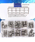 Stainless Steel Coiled Wire Threaded Inserts Kit M7x1 For Repair Of Damaged Threads In Bolt Holes 100Pcs Helicoil Type