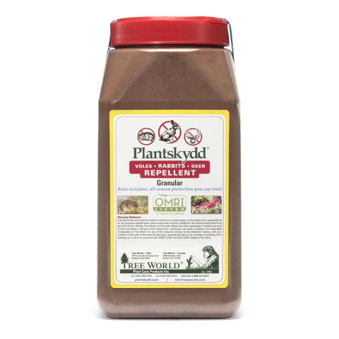All Season Backyard Critter Repellent Granules 3.5 Lb Shaker Jug Keeps Deer Rabbits Elk Moose Squirrels Chipmunks Off