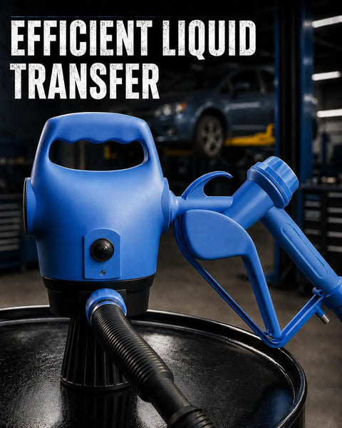 No Sweat Electric Drum Pump For 55 Gallon Barrels With Dual 120V AC And 12V DC Power 5 GPM Rapid Extract 2 Inch Bung Adapter heavy duty liquid transfer pump