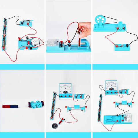 Hands On Electricity And Magnetism Kit For Kids And Students A Fun STEM Science Experiment Set components and circuits