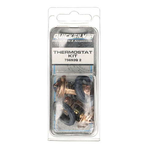 Replacement Thermostat Kit For Mercury Outboard Motors 135 200 HP Includes Two Thermostats And Gaskets in package