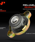 Close-up of Radiator Cap Cover Universal Fit For All Kinds Of Cars And SUVs, stainless steel with rustproof finish, SUS304 material.
