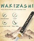Lightweight Aluminum Alloy Wakizashi Iaito For Iaido Training With Dragon Tsuba Unsharpened Practice Blade 21 Inch Fullered Blade