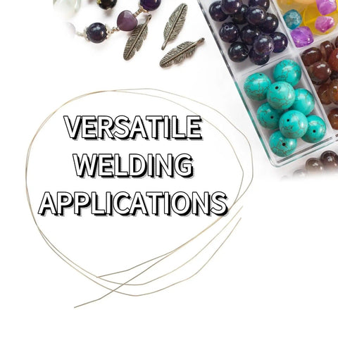 Alt Tag: Soldering Wire Pro Grade Low Melting Point For Jewelry Making And Copper Welding with beads and wire for versatile applications.