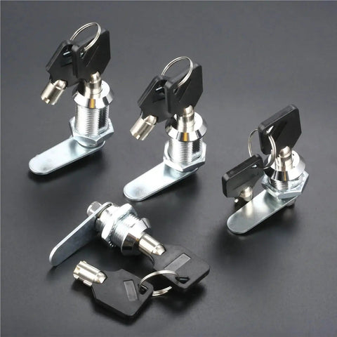 Drawer Tubular Cam Lock With Locking Plate Zinc Alloy Heavy Duty Cabinet Mailbox Drawer Lock adjustable 16mm 20mm 25mm 30mm