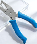 One Quarter Inch Hole Puncher Handheld Metal Paper Punch With Soft Silicone Grip Compact Handy Tool For Home And Office Crafts