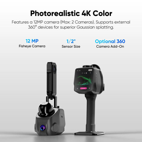 Handheld LiDAR Scanner With Embedded 4K Camera For Seamless 3D Scanning And Architectural Drafting Featuring Killer Precision And Zero Hassle Setup For Foremen And Contractors Who Need Rapid Field Results Daily