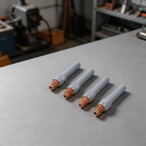 Nonstick Welding Tips For 15AK Torch Set Copper Nozzles To Slash Slag Buildup And Boost Weld Precision With 40 By 1 Millimeter