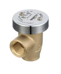 Lead Free Brass Anti Siphon Vacuum Breaker Backflow Preventer With Female NPT Inlet And Outlet Silicone Disc Seat Chrome Hood