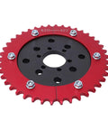 Heavy Duty Split Sprocket Hub Adapter Fits Baja Massimo Mini Bike Go Kart 42 Tooth Gear Replacement For 6.5 HP Engine Swap close-up view.