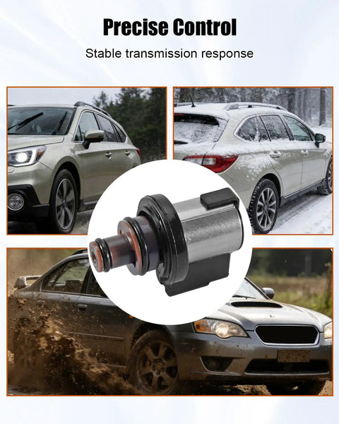 Subaru Torque Converter Lock Up Solenoid 12 To 13 Ohm Fits Crosstrek Legacy Impreza Forester XV TR690 TR580 Transmission Solenoid Replaces 31825AA050 31825AA051 31825AA052, shown with Subaru SUVs