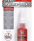 Red threadlocker for heavy-duty applications by J-B Weld Perma-Lock 13ml.