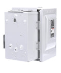 Heavy Duty 30 Amp 3 Pole 600 Volt Non Fused Safety Switch With 3 Wire HD Type 3R side view showing mechanism
