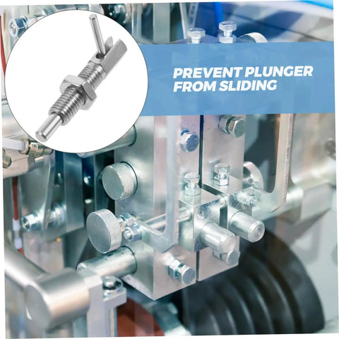 Tough As Nails Stainless Steel L Handle Spring Plunger Locking Pin in machinery preventing sliding.