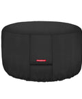 Heavy Duty Waterproof Fire Pit Cover For 36 Inch Round Fire Pit Bowl Fade Resistant 600D Durable Patio Shield on fire pit