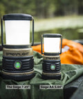 Siege AA 200-Lumen Lantern With White And Red LEDs For Camping And Emergencies Featuring High Medium And Low White Modes Plus Red LED And SOS For Emergency Signaling Night Vision Friendly And Compact Outdoor Light Coyote on boat.