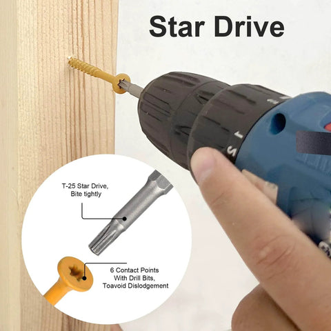 Tan Epoxy Coated Deck Screws Two And A Half Inch For Timber And Fencing Size Ten Wood Screws 100 Pack Built For Outdoors