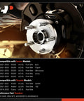 Installed Pair Front Wheel Bearing And Hub Assembly For Toyota Camry 2018 Through 2022 2.5L Gas Except Hybrid Avalon 2021 2.5L Gas