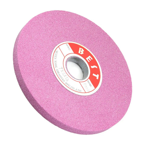 Bench Grinding Wheel Chrome Corundum 60 Grit For Surface Grinding And Metal Shaping, Pro Grade Hardness, 180 x 12.7 x 32mm