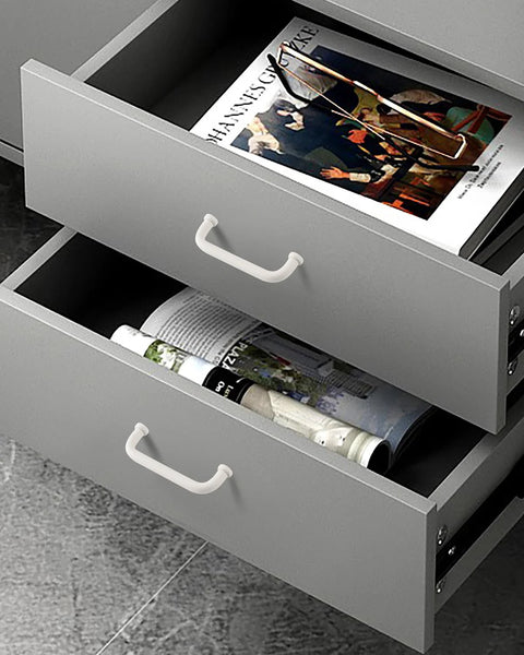 Five Pack White Modern Cabinet Pulls Drawer Handles With Three And Three Quarters Inch Hole Centers 96mm Aluminum Alloy Durable