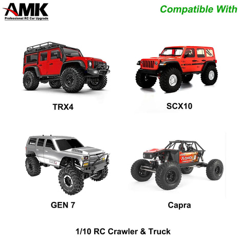 4mm M4 RC Link Rod Ends With 7mm Pivot Ball For 1 Eighth And 1 Tenth Crawlers, Beefed Up Heavy Duty Bent 20Pcs Set, Compatible With TRX6 D90 TF2 CC01 Gen7 Gen8 TRX4 Upgrades, Universal Building Kit. 1/10 RC crawlers TRX4, SCX10, Gen 7, Capra