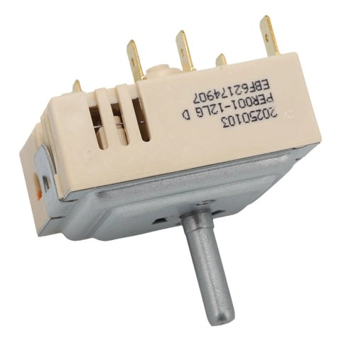 Infinite Control Switch For Range Surface Element Replacement Compatible With AP7225541 EBF62174902 EBF62174904, metal shaft
