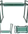 Foldable Garden Kneeler And Seat With Foam Cushion, Lightweight Portable Bench For Weeding And Sitting, Dual Use Stool