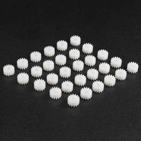 30 Pack Plastic Gears 14 Teeth Model 142A Reduction Gear Worm Gears For RC Car And Robot Motors DIY Projects 0.5 Modulus