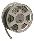 100 Ft Garden Hose Holder Wall Mount With Manual Retractable Sidewinder Hose Reel For Outdoor Use Heavy Duty