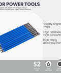 Anti Slip Phillips PH2 Screwdriver Bit Set Ten Pieces With Magnetic One Quarter Inch Hex Shank And Six Inch Length S2 Steel