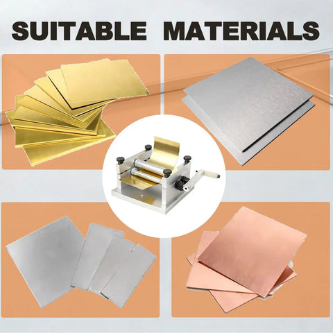 60mm Manual Sheet Metal Roller For Aluminum And Brass Crafting Easy Cylinder Bending Tool Hella Compact Portable Workstation For Jewelry Makers Rolling Sweet Curves With Zero Sweat