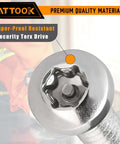Tamper-proof resistant security Torx drive from 180-Piece No 8 Torx Security Screws Kit With Pro Grade 304 Stainless Steel Button Head Self-Tapping Sheet Metal Screws Anti Theft Tamper Proof Includes T20 Bit And Wrench