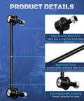 Two Pack Front Stabilizer Sway Bar End Links Replacement For Toyota Avalon 2013-2018, Camry 2007-2017, And Lexus ES300h ES350 2013-2018 Direct Fit Built Tough To Keep Your Ride Smooth, black steel