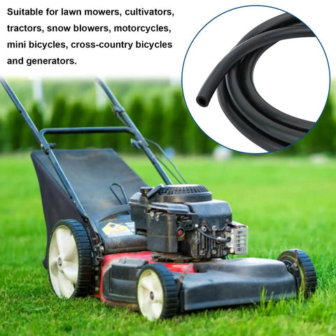 Quarter Inch ID Fuel Line Hose Kit With Ten Feet Of Line And Twenty Clamps Ethanol Resistant Cold And Heat Tolerant for lawn mower