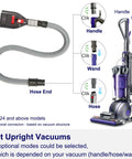 Dog Hair Vacuum Attachment For Vacuum Cleaners Pet Grooming Tool With Extension Hose And Adapter For Upright Models