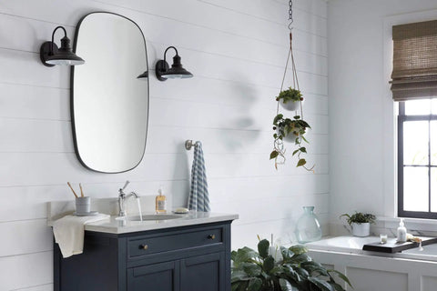 Elmhurst No Fuss Single Handle Bath Faucet Chrome Finish For 1 Or 3 Hole 4 Inch Install in modern bathroom setting