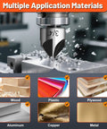 Five Piece Countersink Drill Bit Set With One Quarter To Three Quarter Inch Shanks HSS 4241 82 Degree Countersink Bits drilling metal