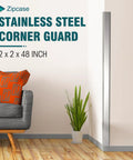 Heavy Duty Stainless Steel Wall Corner Guards Ten Pack Solid Corner Protectors Keeping Walls Beat Proof In Kitchen And Office Spaces Edge Shields Block Scuff Marks While Keeping Your Setup On Point And Damage Free Daily.