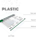 Plastic Must Have Scaffold Safety Poster For Job Sites OSHA 1926 Subpart L Fall Protection, triple layer, tearproof, waterproof