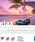 Smart Motorized Stainless Steel Ball Valve Kit For Water Control promo with hammock and beach at sunset