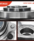 Close-up of Pair Front Wheel Bearing And Hub Assembly For 2008 To 2022 Toyota Sequoia And 2007 To 2021 Tundra, RWD Only, 5-Lug Compatible