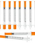 0.5ml 30G 5/16 Inch 8mm Syringe Pack Of 100 Individually Wrapped Lab Supplies With Clear Graduation Marks For Precise Measurements And Leak Proof Withdrawal, clear plastic syringe set