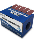 Emery Cloth Sandpaper Rolls Dispenser Set With 5 Grits 150 240 320 400 600 For Woodworking Automotive Metal Polishing Aluminum Oxide